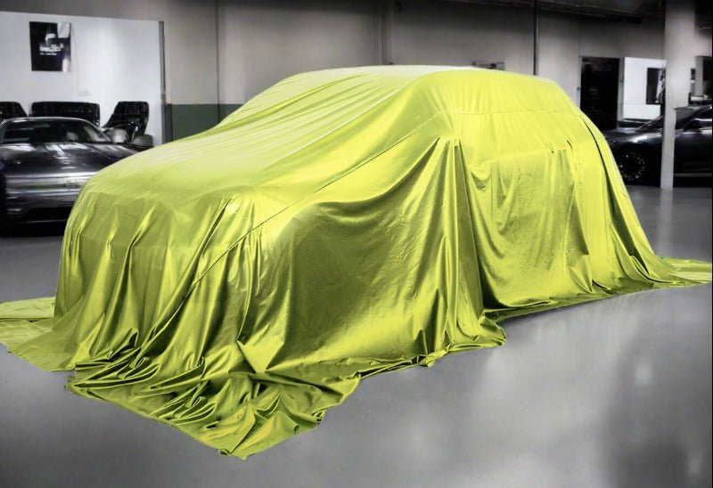 yellow_silk_car_reveal ##Silk Car Cover## ##Car Reveal## ##Car Cover Cloth##